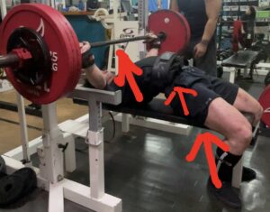 ベンチプレスにおいて需要な力