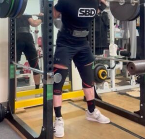 私のスクワットの足幅