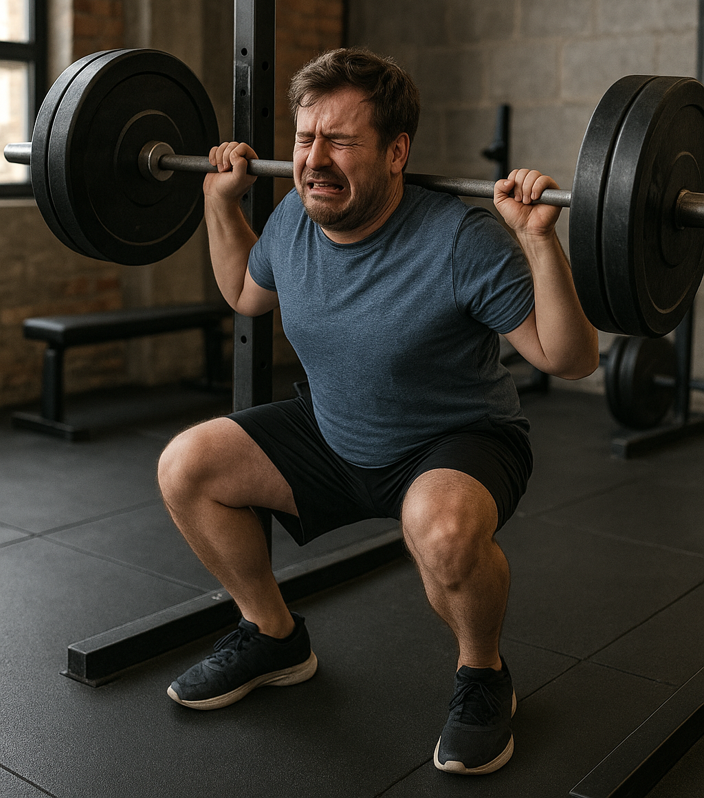 スクワットで潰れるのはNG